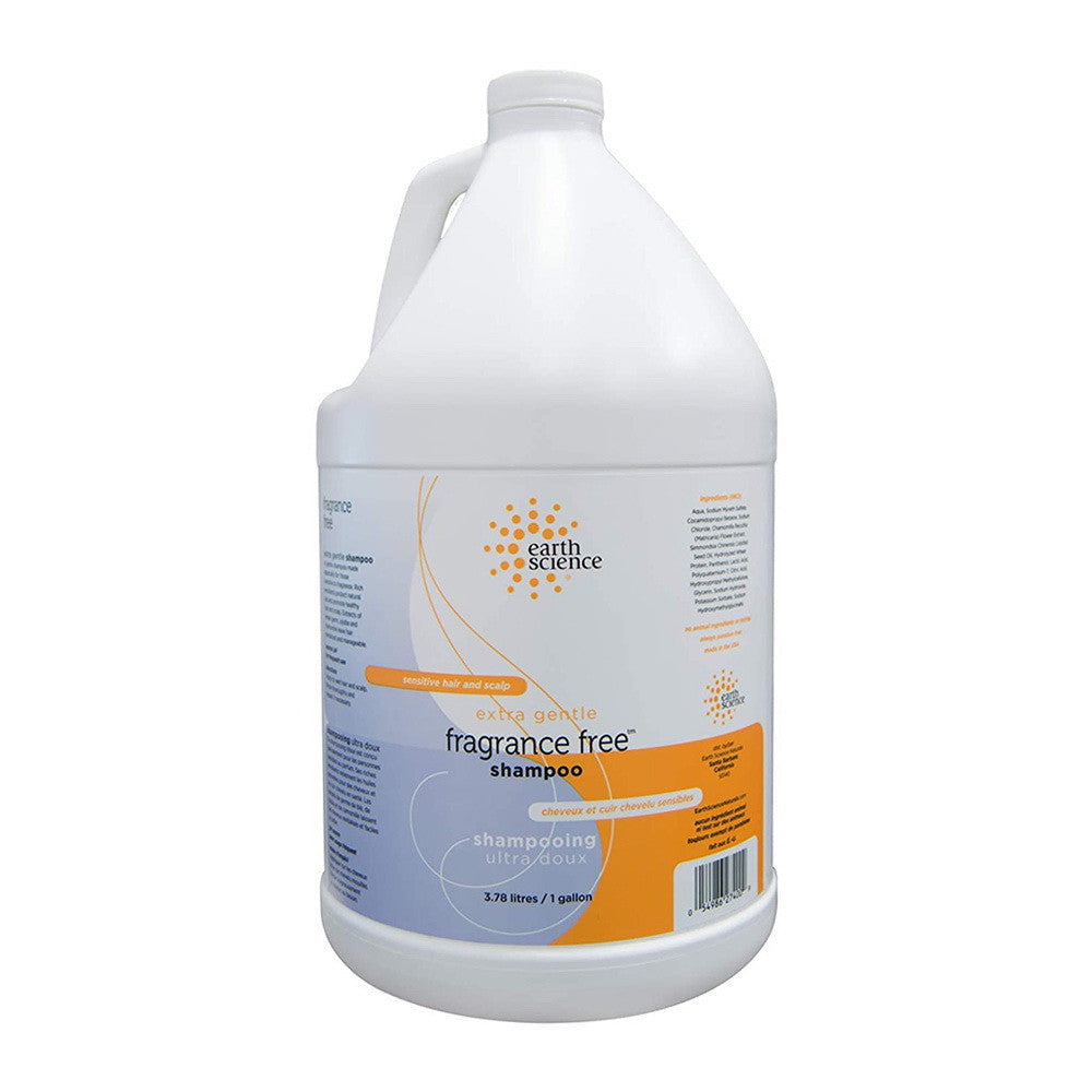 Earth Science Extra Gentle Fragrance Free Shampoo, 1 Gal